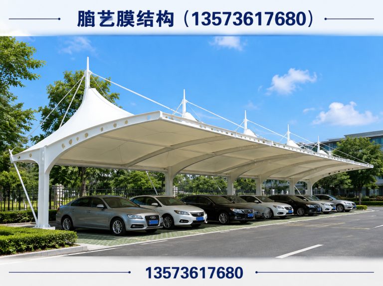 潍坊膜结构加油站展示图